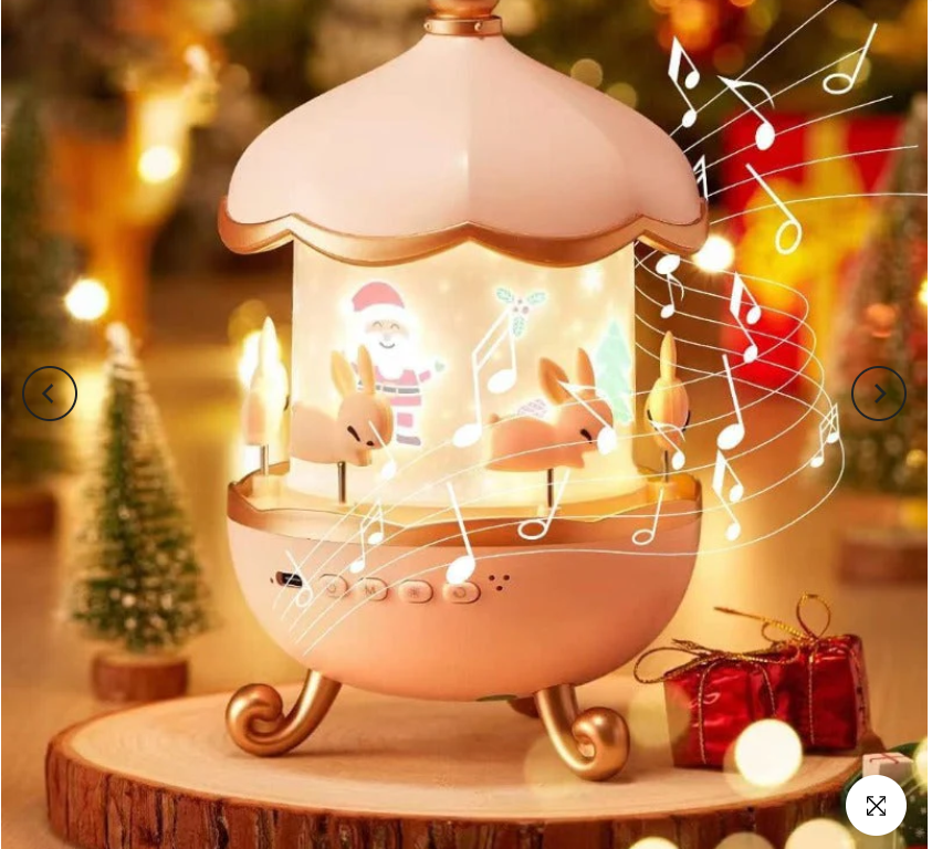 Machoue™ Christmas Musical Carousel Lamp