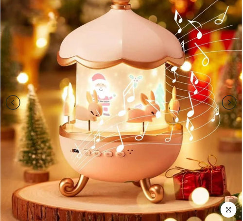 Machoue™ Christmas Musical Carousel Lamp