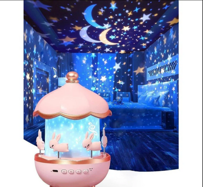 Machoue™ Christmas Musical Carousel Lamp