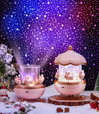 Machoue™ Christmas Musical Carousel Lamp