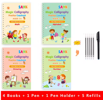 Machoue™Magic Handwriting Practice Copybook Set Learn to Write with Fun!