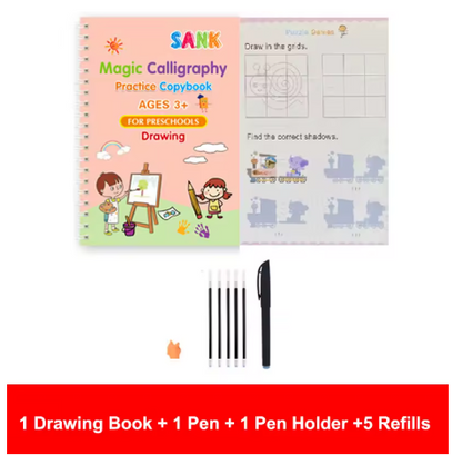 Machoue™Magic Handwriting Practice Copybook Set Learn to Write with Fun!